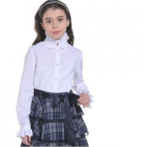 Розпродаж шкільних блуз (каталог товарів)   Як виграшно, святково, стильно і оригінально виглядає біла блузка для дівчаток