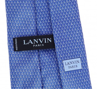 Крім того, Lanvin пропонує фабрично зав'язані метелики - в основному з шовку (якість непогана, але не вище), але є і з оксамитової віскози
